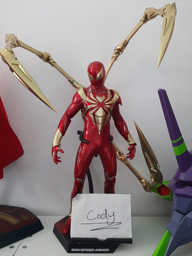 Hot Toys Video Game Masterpiece Vgm Marvel Spider Man Ps Spider Man Iron Spider Armor