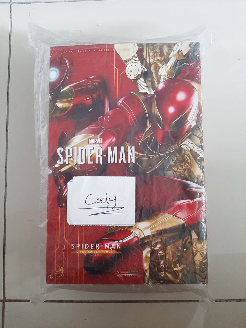 Hot Toys Video Game Masterpiece Vgm Marvel Spider Man Ps Spider Man Iron Spider Armor