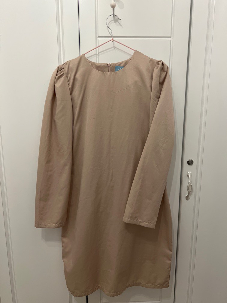 Jannah Noe Kurung Nude Women S Fashion Muslimah Fashion Baju Kurung