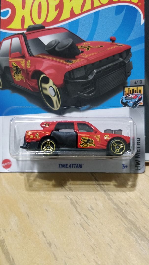 Hot Wheels Time Attaxi Red Year Of The Rabbit On Carousell