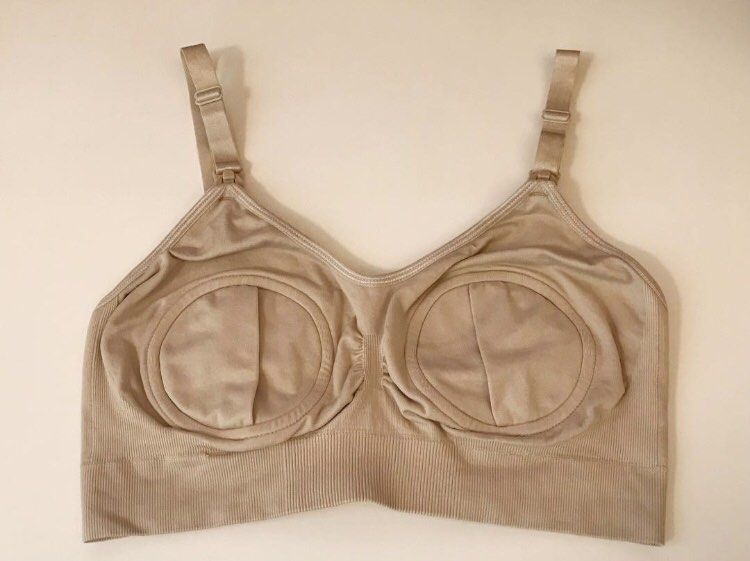 Pret A Pregger Prolacta Hands Free Seamless Pumping Bra Size M Nude Women S Fashion