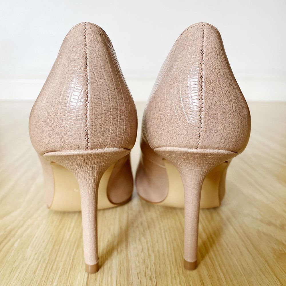 Authentic Mango Nude Skintone Pointed Heels Pumps Size On Carousell