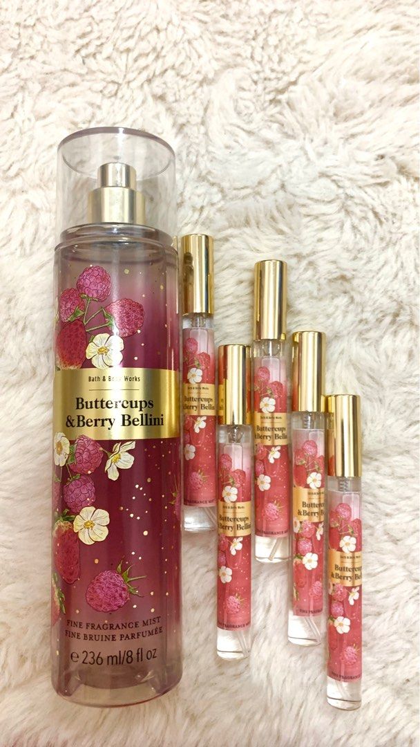 Buttercups Berry Bellini Bodymist Original Bbw Decant Ml Beauty