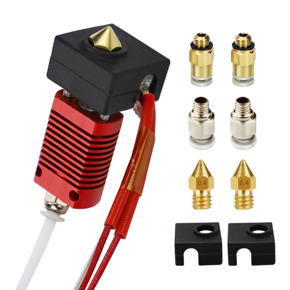 x DIY mm MK Nozzle Extruder Hot End Kit for Creality Ender Pro D Printer 電腦科技 打印機及影印機