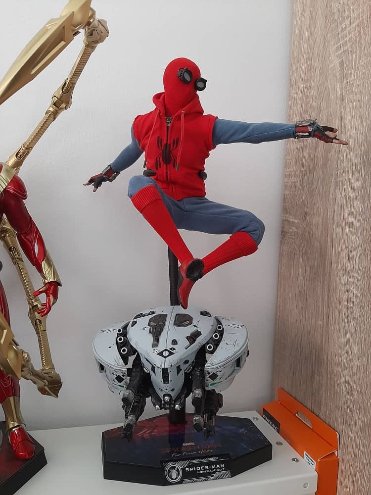 Hot Toys Movie Masterpiece Marvel Studios Mcu Spider Man Far From Home Homemade Suit Spider Man