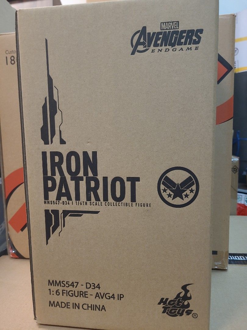 Hot Toys Avengers Endgame Iron Patriot NOT Iron Man Sideshow Marvel DC XM Studios JND