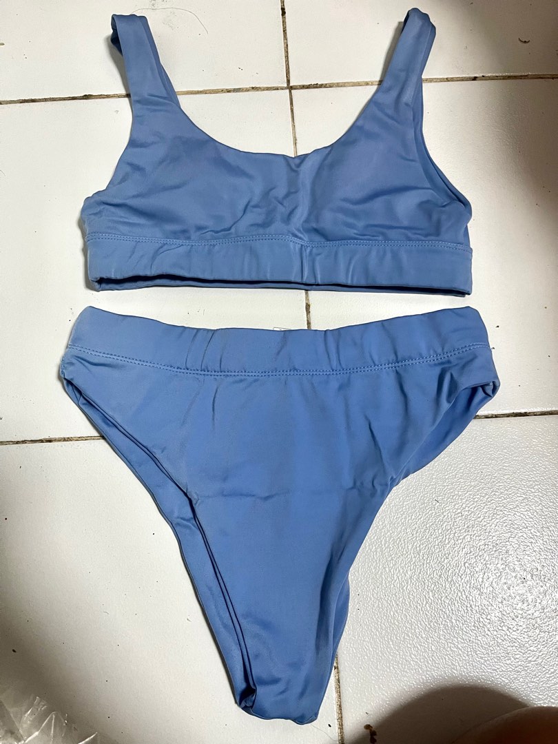 Eighth Mermaid Powder Blue Bikini On Carousell