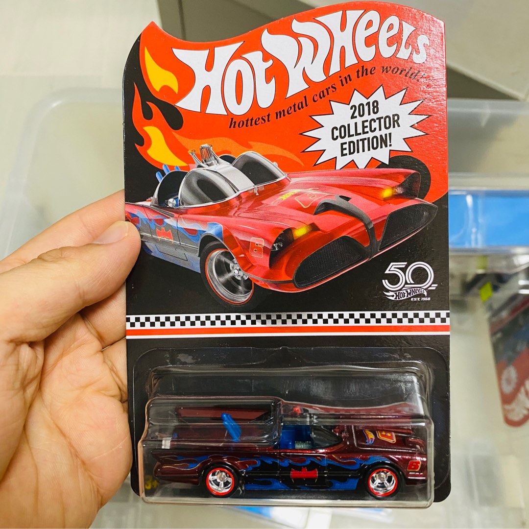 Hot Wheels 2018 Collector Edition 1966 Batman TV Series Batmobile HotWheels RLC 蝙蝠俠 蝙蝠車 興趣及遊戲