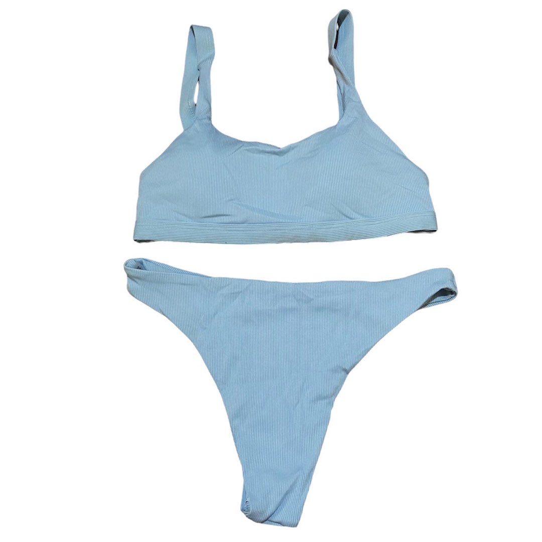 Small Light Blue Sky Bikini Piece Swimsuit Women S Fashion Swimwear Bikinis Swimsuits On