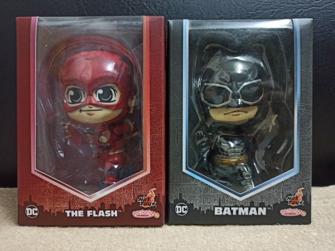 HOT TOYS COSBABY JL BATMAN AND FLASH On Carousell