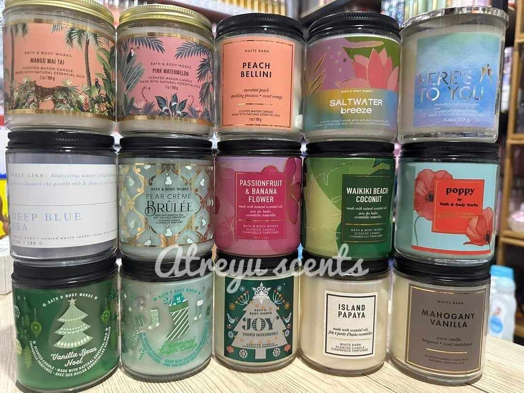 Bath Body Works Single Wick Candles Bbw Furniture Home Living Home Fragrance On Carousell
