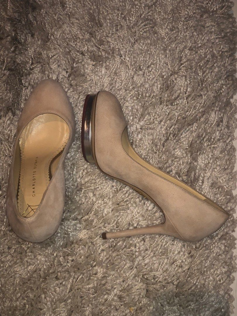 Charlotte Olympia Nude Heels On Carousell