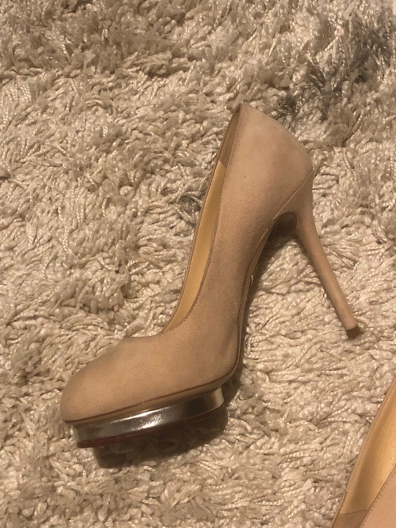 Charlotte Olympia Nude Heels On Carousell