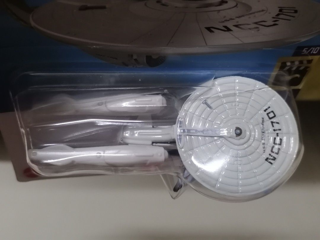 Hot Wheels 2022 HW Screen Time U S S Enterprise NCC 1701 Satin White Hobbies Toys Toys