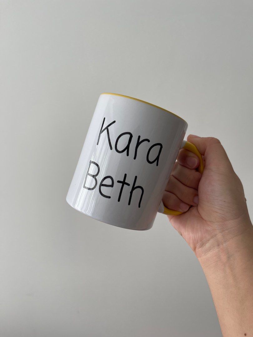 Customised Mug Hot Cold Drinks Furniture Home Living Kitchenware Tableware Coffee