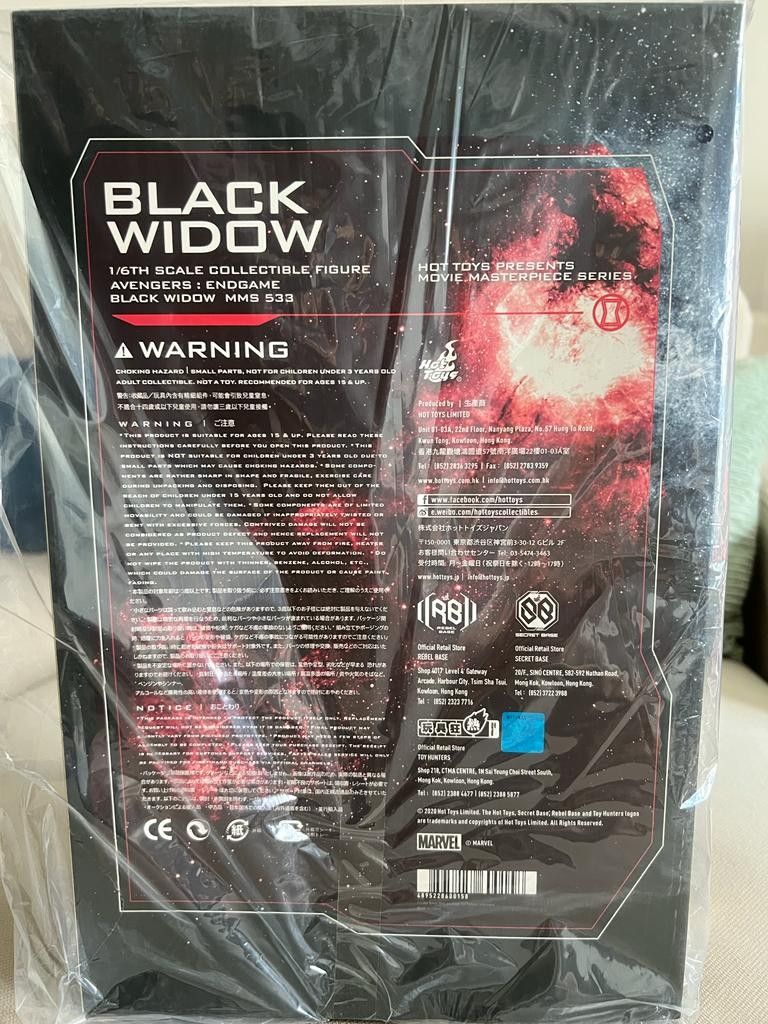 Hot Toys Black Widow End Game Mms Hobbies Toys Toys Games On Carousell