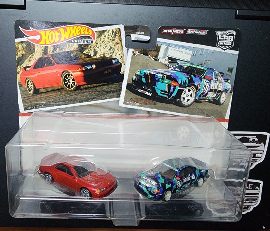 Hot Wheels Premium Nissan Skyline R Gtr Hks Set Not Hotwheels