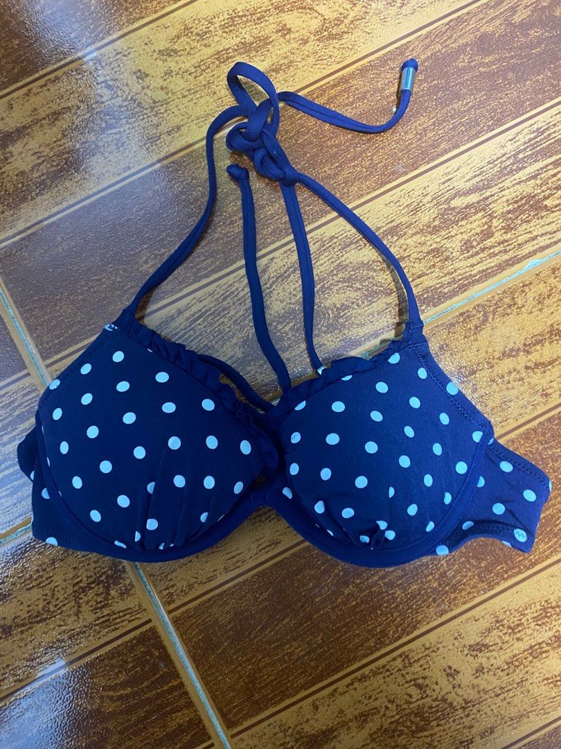 Polka Bikini Top On Carousell