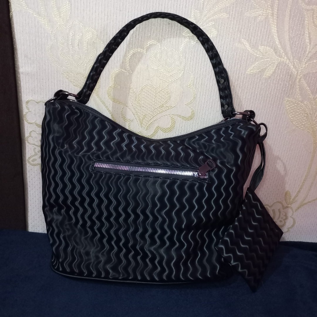 Totebag Hitam Fesyen Wanita Tas Dompet Di Carousell