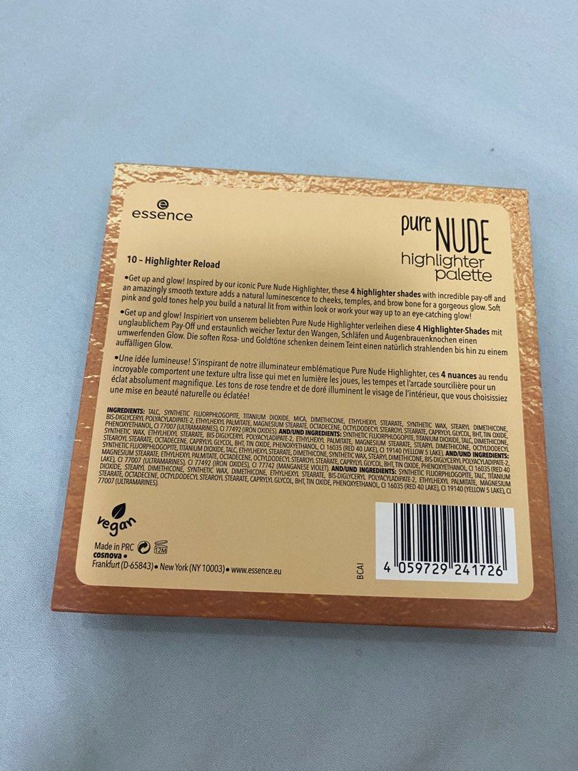 Essence Pure Nude Highlighter Palette On Carousell