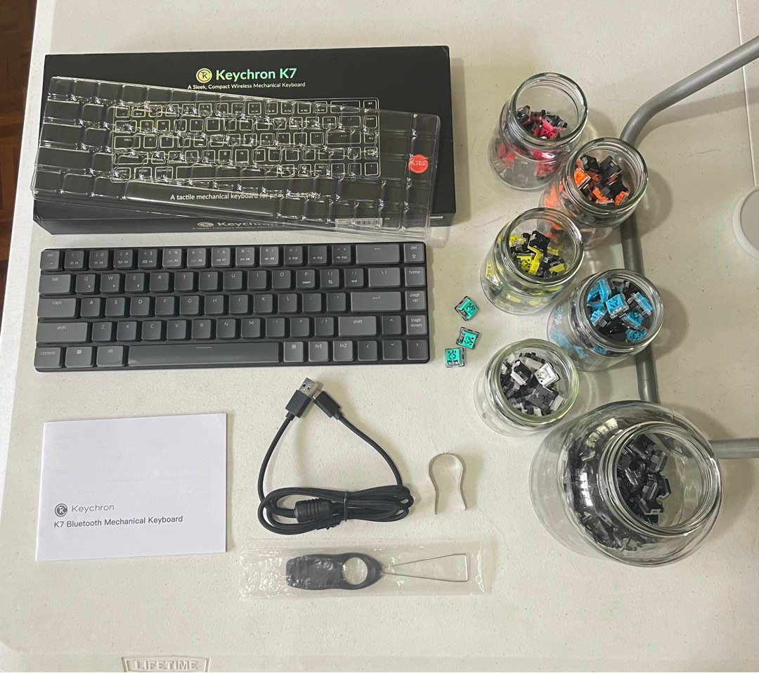 Keychron K Rgb Hot Swappable Optical Machanical Keyboard Computers Tech Parts Accessories