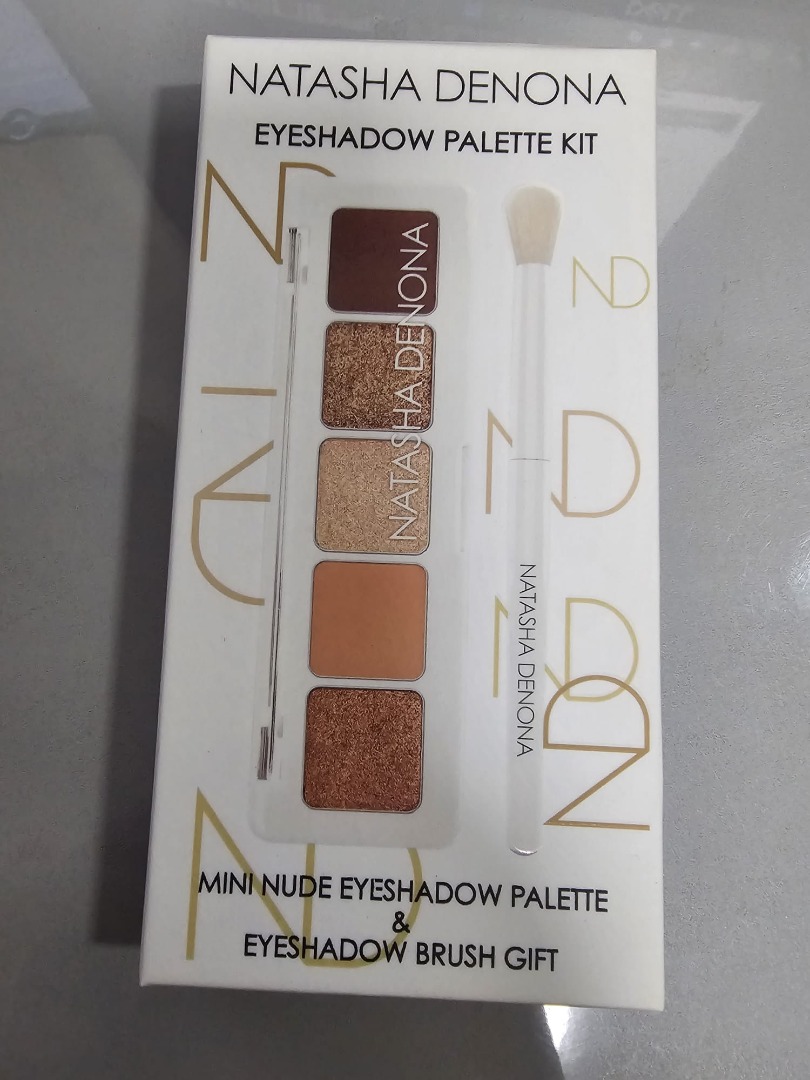Natasha Denona Mini Nude Eyeshadow Palette Brush Gift Set Holiday