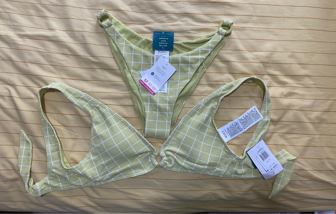 Roxy Bikini Set Women S Fashion Swimwear Bikinis Swimsuits On