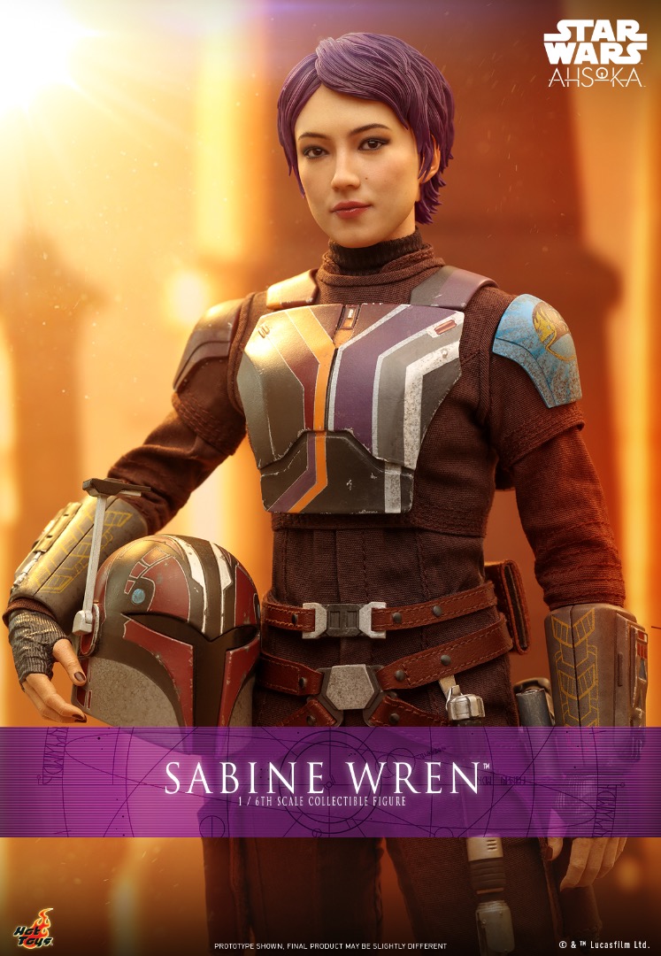 Sabine Wren Hot Toys Tms Star Wars Ahsoka Th Scale Collectible Figure Hobbies Toys