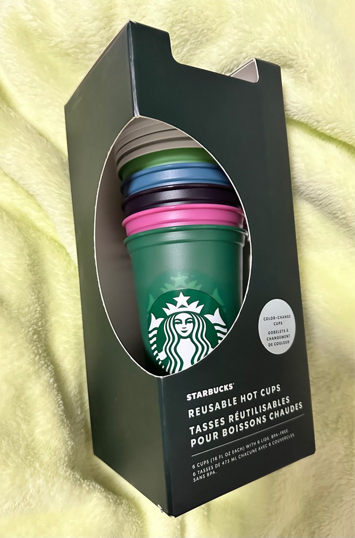 Starbucks Reusable Hot Cups Furniture Home Living Kitchenware Tableware Dinnerware