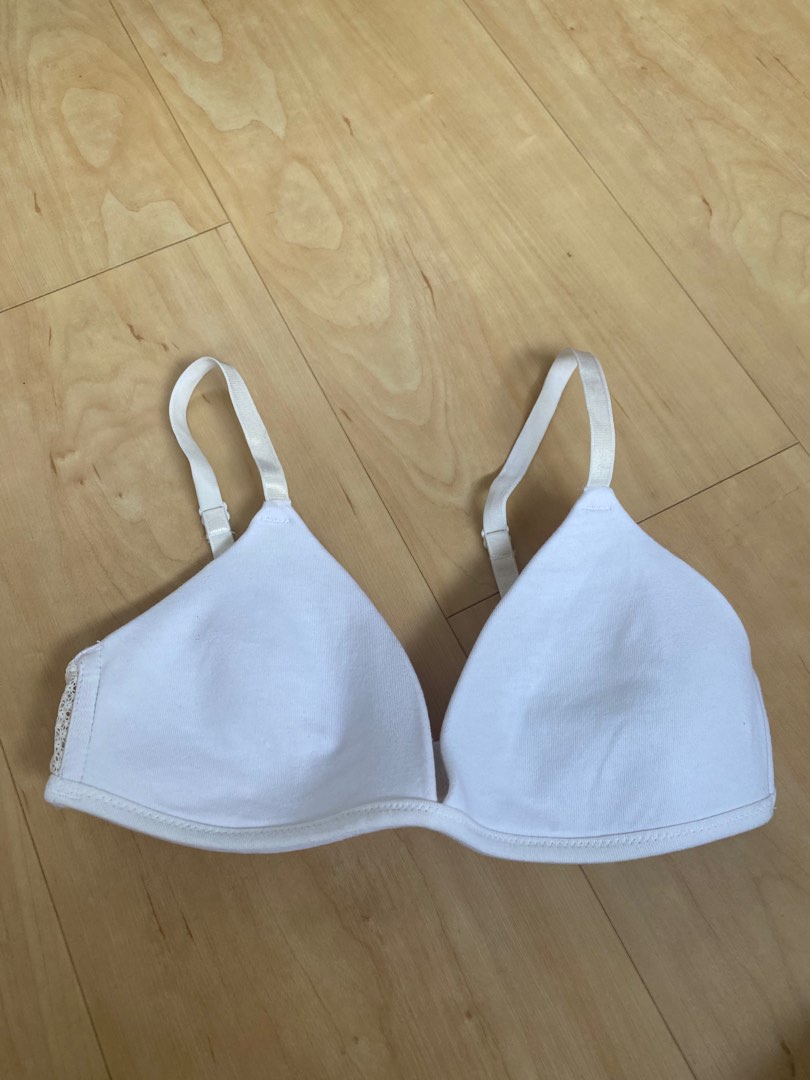 H M White Laced Bikini Top Women S Fashion Swimwear Bikinis