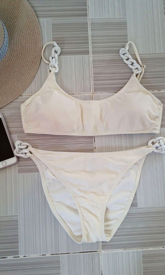 Trendyol Ecru Bikini Set Women S Fashion Swimwear Bikinis