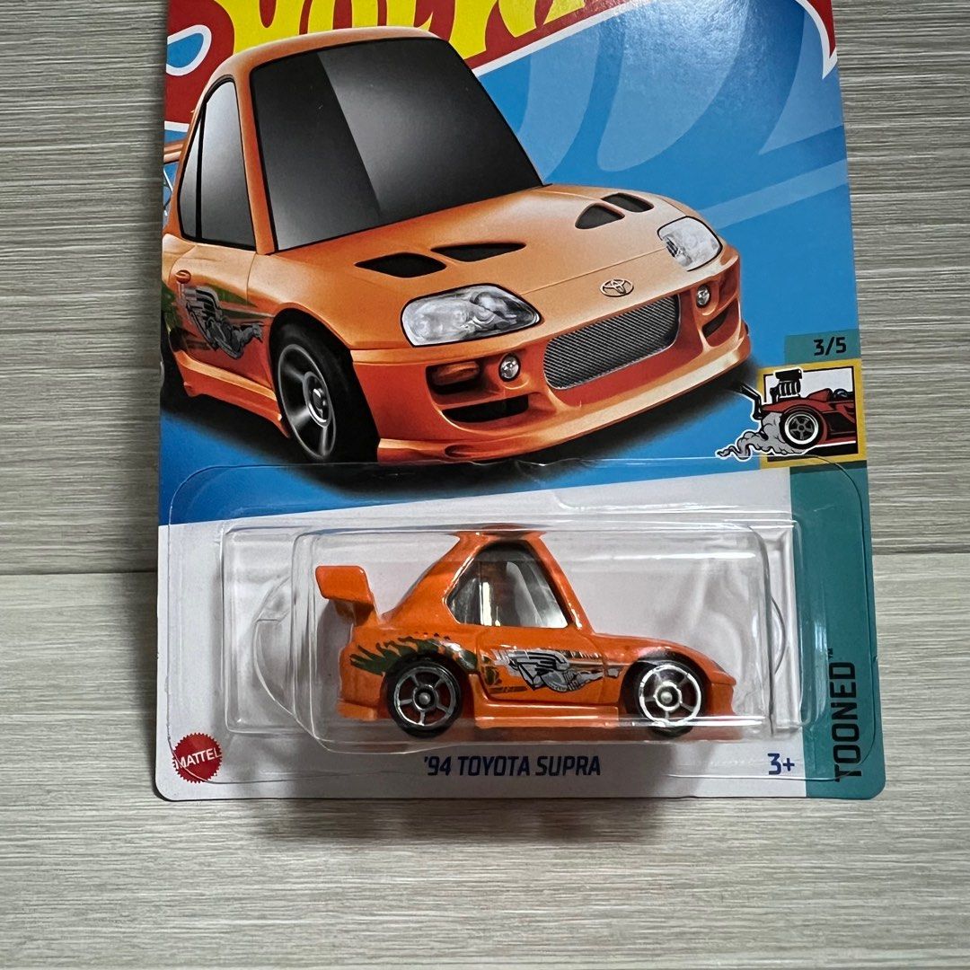 Hot Wheels Hotwheels FAST FURIOUS TOONED 94 TOYOTA SUPRA 興趣及遊戲 玩具 遊戲類 Carousell