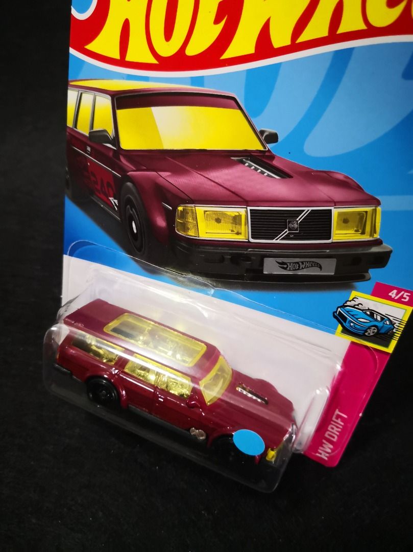 Hot Wheels Volvo Drift Wagon Oxblood First Edition Hobbies Toys Toys Games On Carousell
