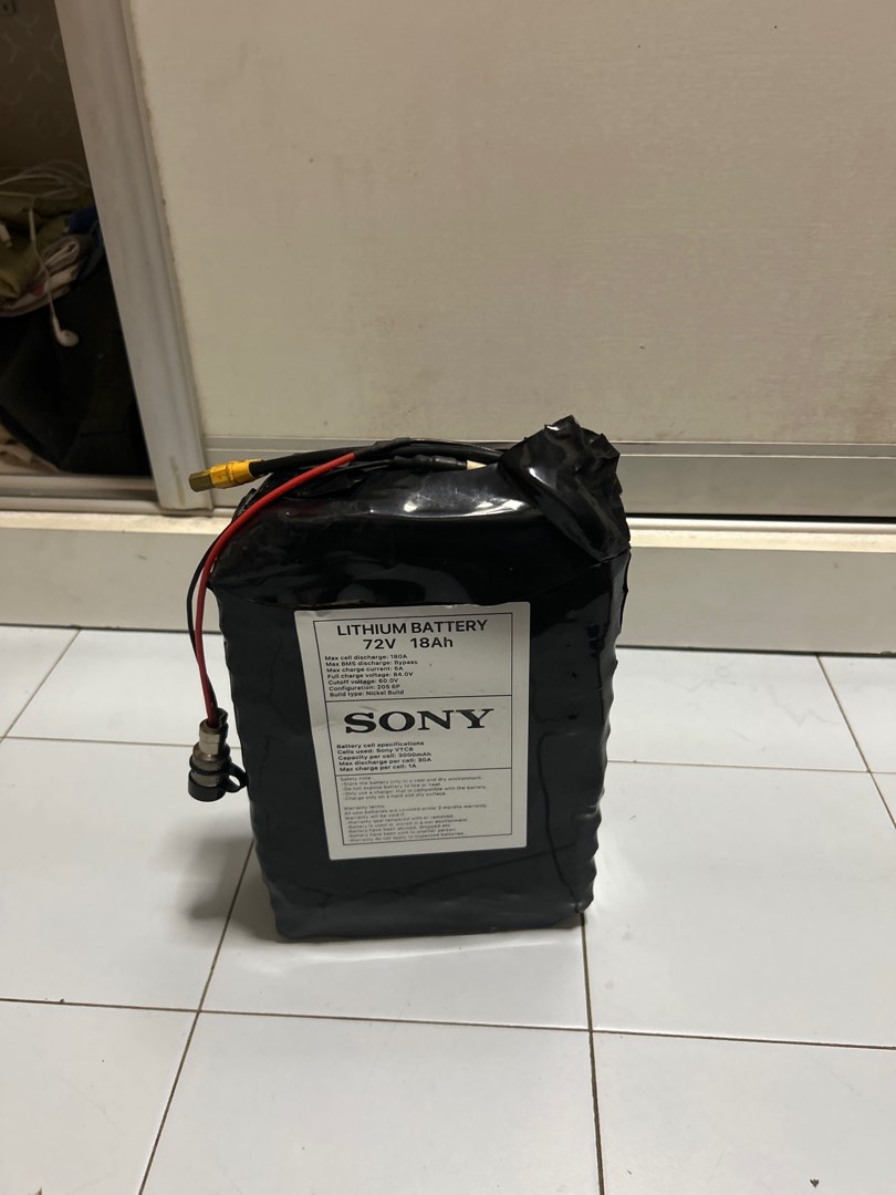 72v Battery Urgent Sports Equipment PMDs E Scooters E Bikes