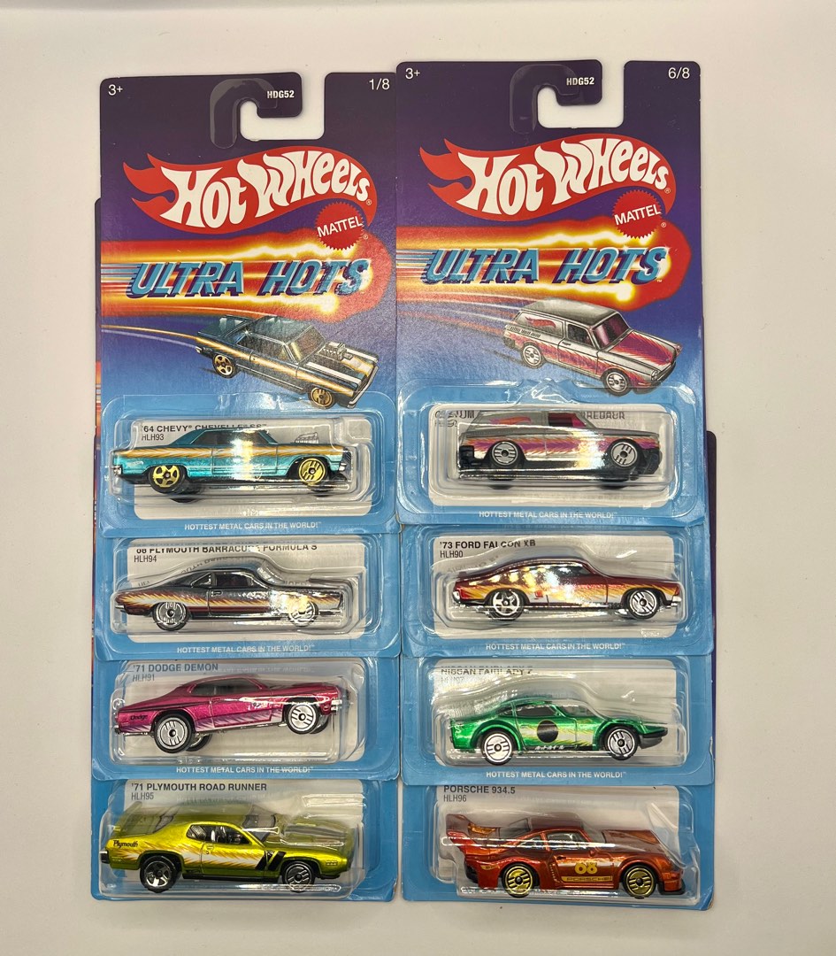 Hot Wheels Ultra Hots Target Exclusives Full Set Hard To Find 興趣及遊戲 玩具 遊戲類 Carousell