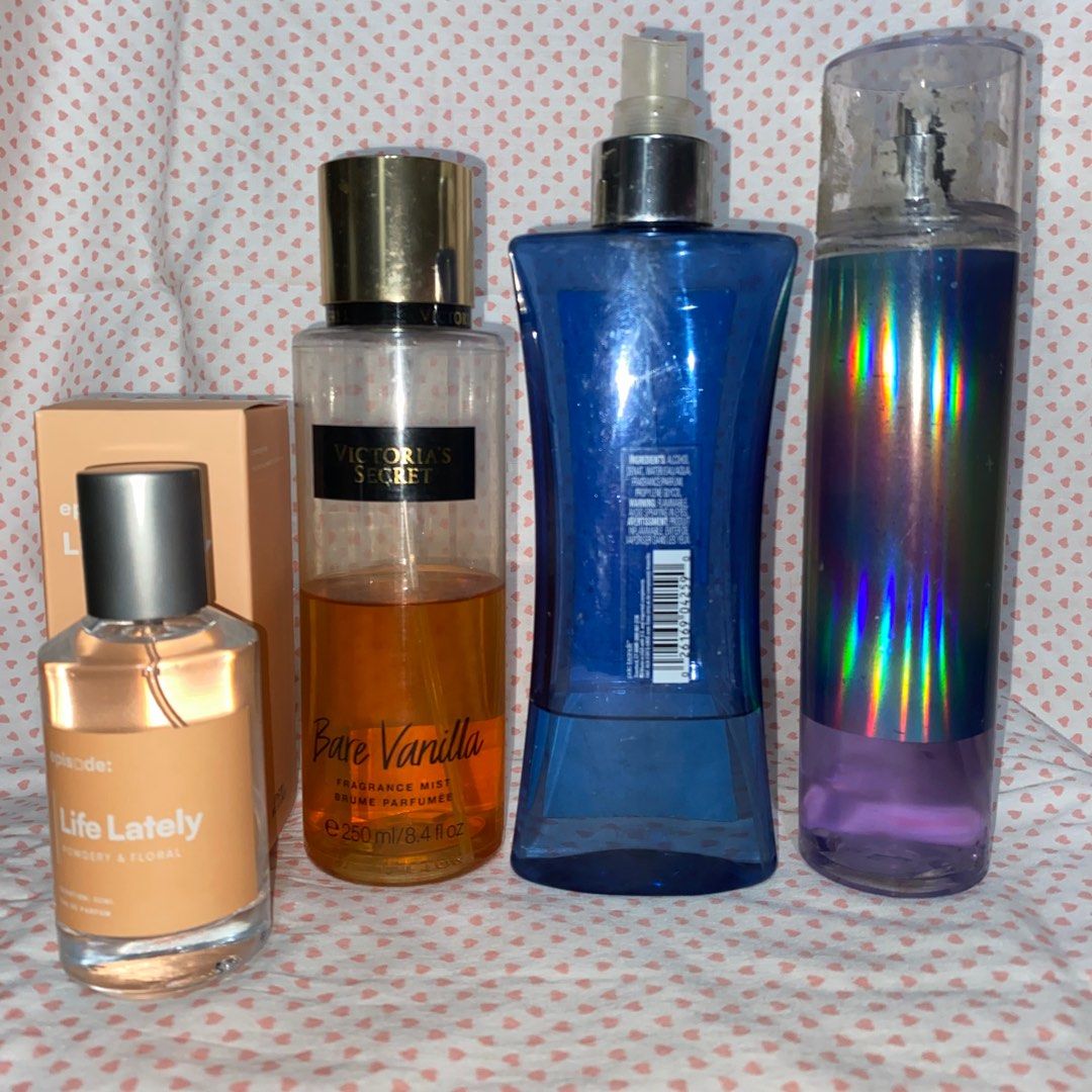 Body Mist Bundle Bbw Kaleidoscope Vs Bare Vanilla Beauty Personal