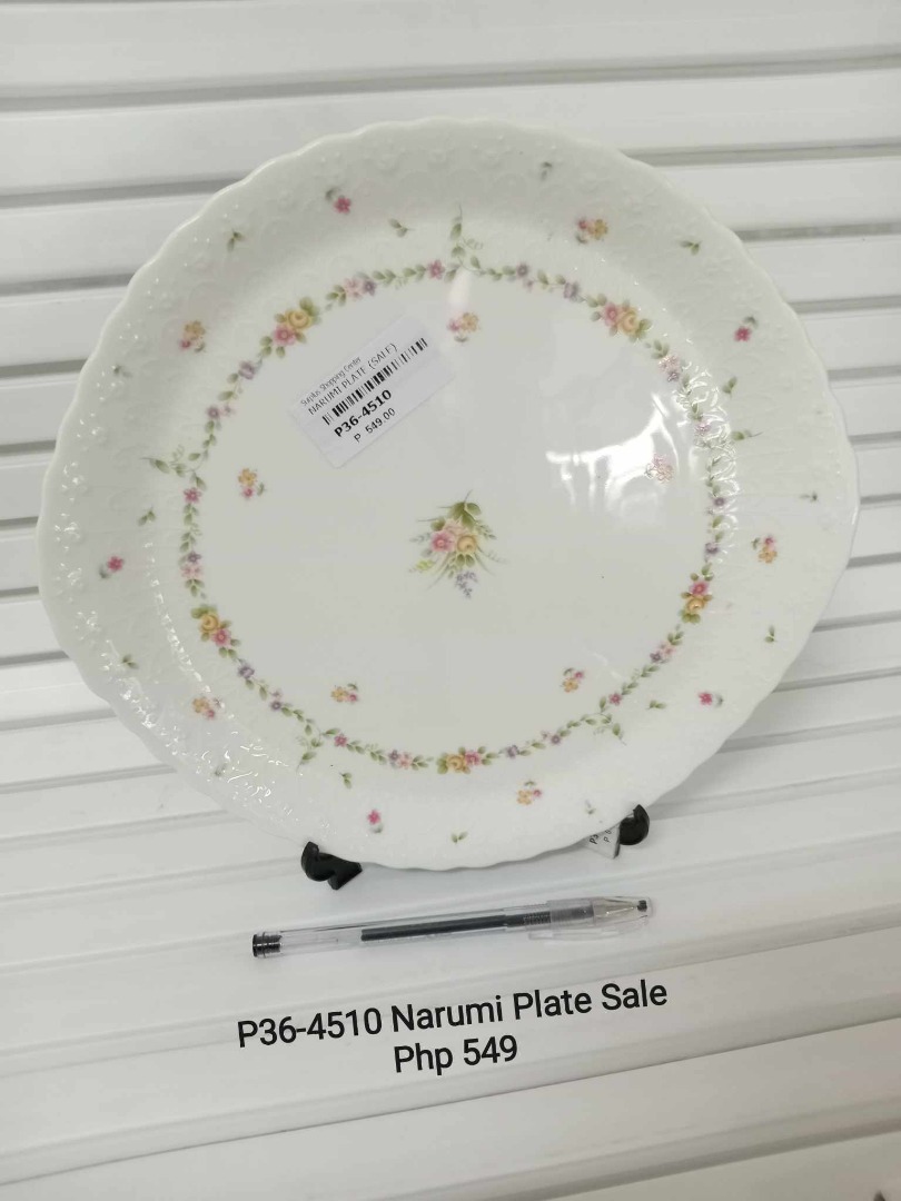 Narumi Plate Furniture Home Living Kitchenware Tableware Other