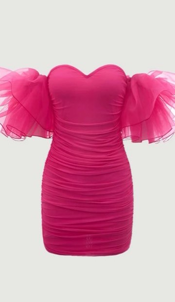 Shein Hot Pink Dress On Carousell