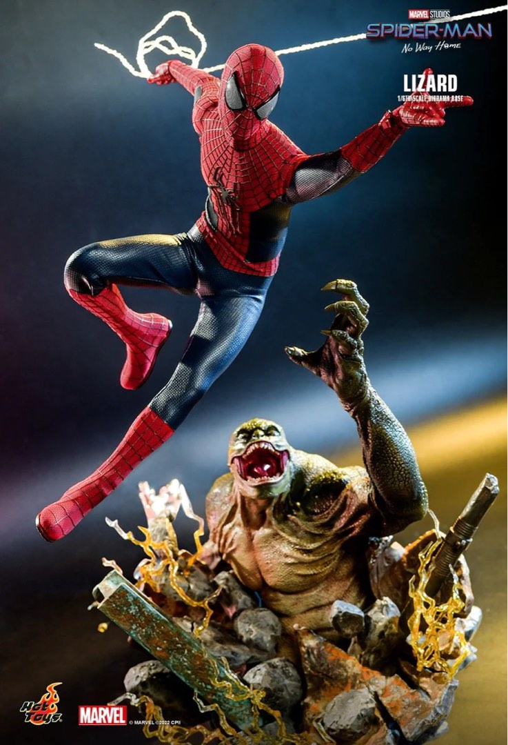 Free Delivery Hot Toys Mms Acs The Amazing Spider Man Andrew Garfield Lizard Diorama