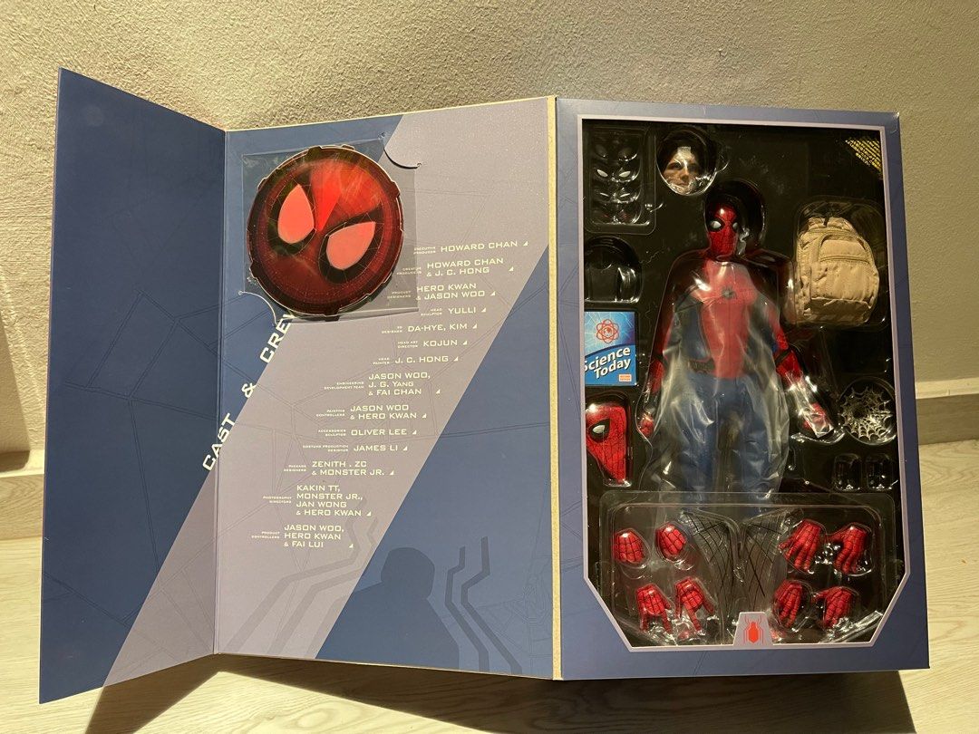 Hot Toys Spider Man Homecoming Spider Man Scale Figure MMS Hobbies Toys Memorabilia