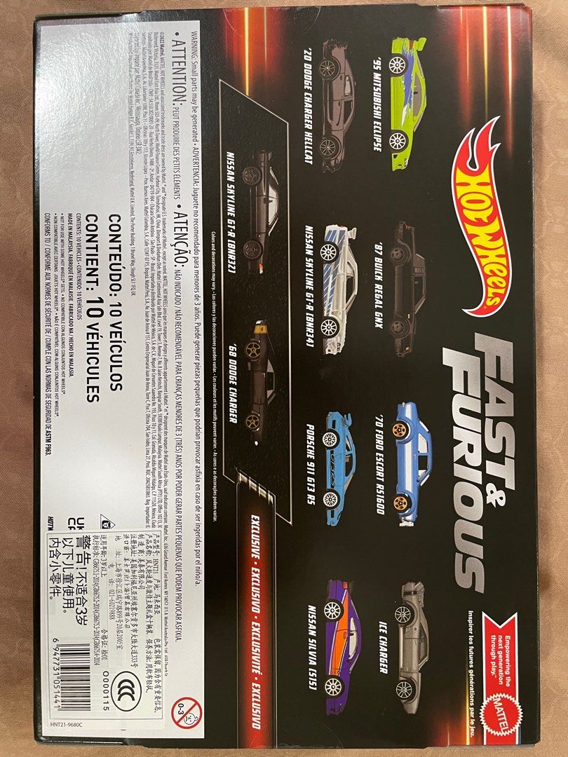 Hot Wheels Fast And Furious Set Hobbies Toys Toys Games On Carousell