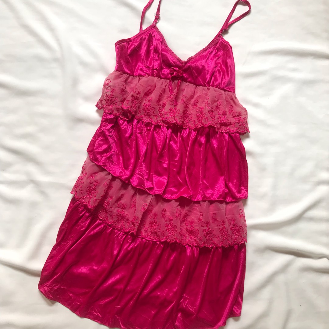 Sleepwear Baju Tidur Lingerie Fesyen Wanita Pakaian Wanita Gaun