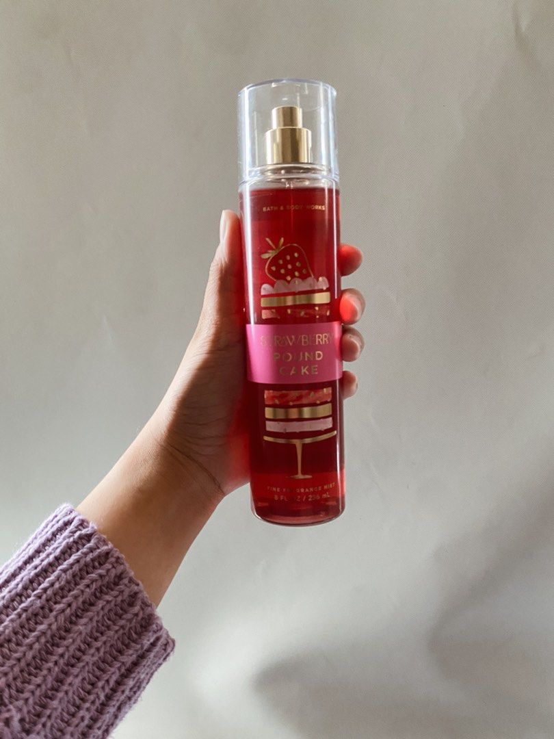 Bbw Strawberry Pound Cake Mists Beauty Personal Care Fragrance