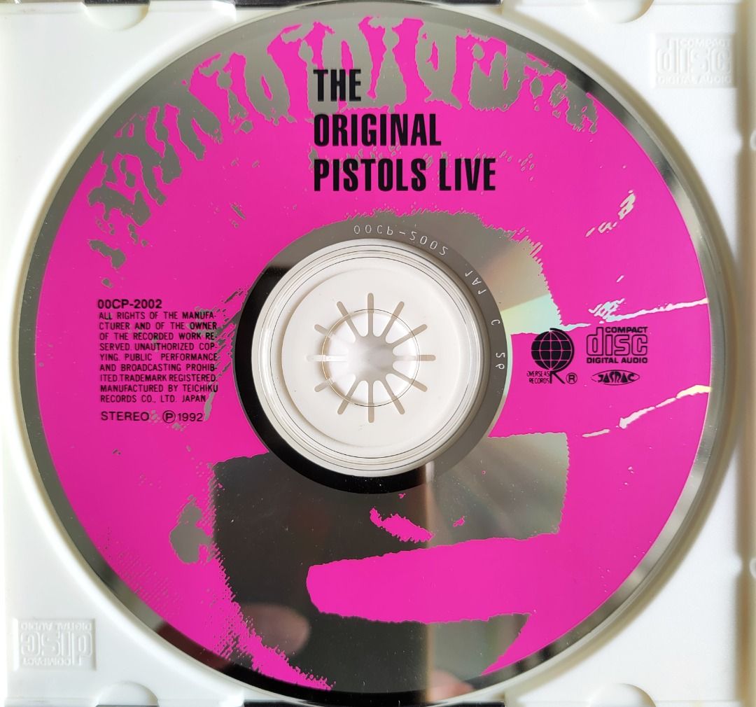 CD JAPAN PRESS PUNK SEX PISTOLS LOT SEX PISTOLS FILTHY LUCRE LIVE