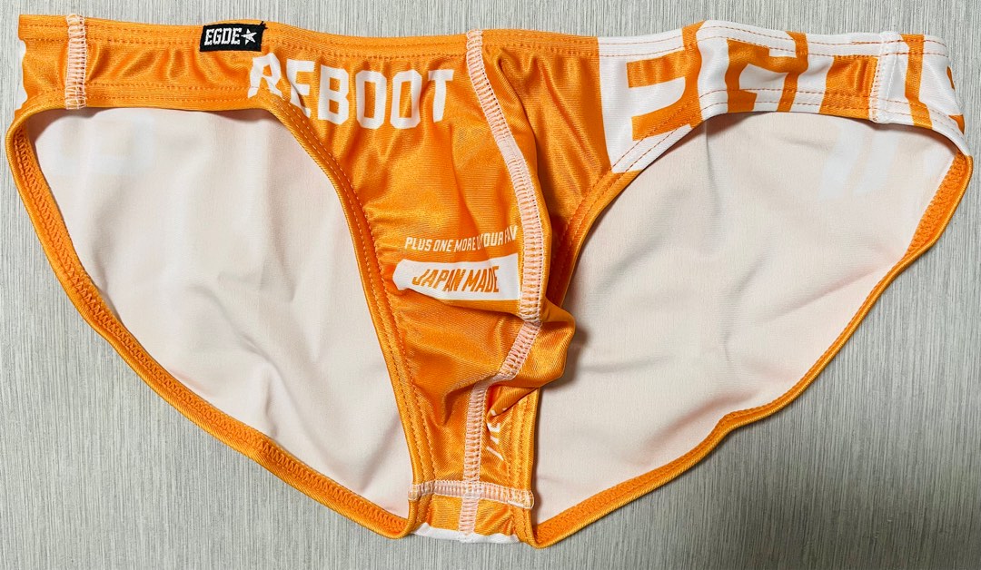 EGDE Reboot Summer Edition Bikini Orange Men S Fashion Bottoms New Underwear On Carousell