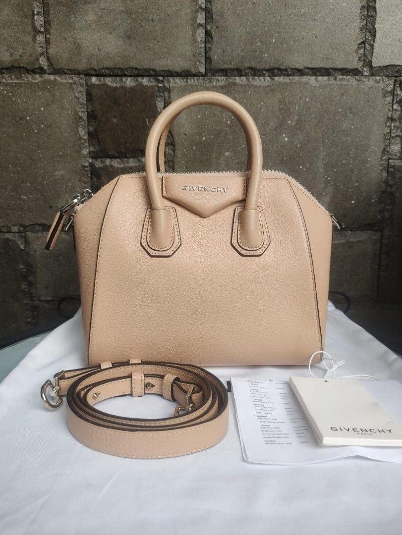 Givenchy Mini Antigona Nude Pink Barang Mewah Tas Dompet Di Carousell