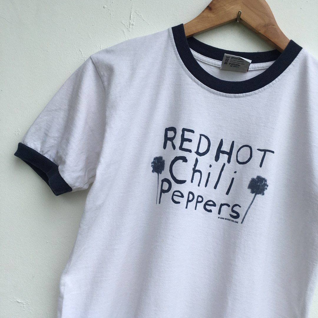 Red Hot Chili Peppers Men S Fashion Tops Sets Tshirts Polo Shirts On Carousell