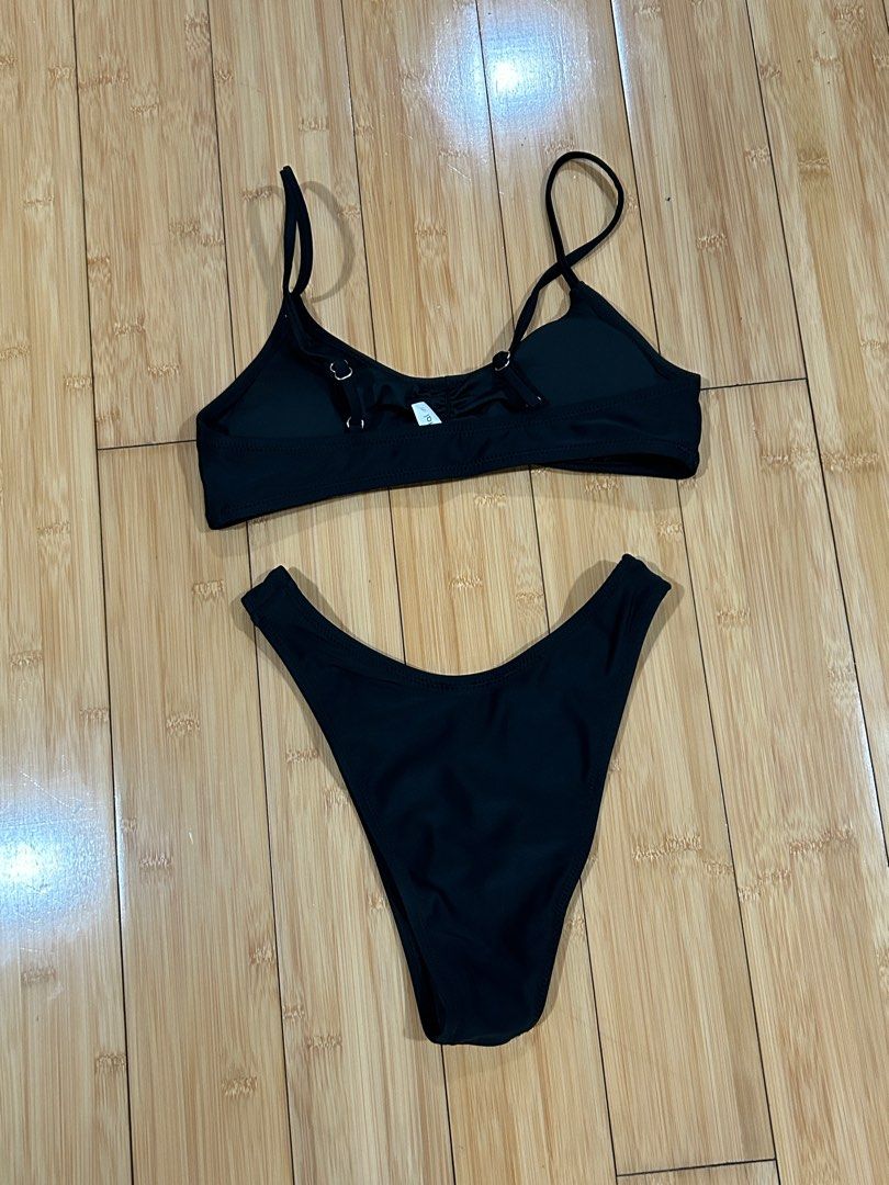 Esseantial Elle Black Bikini Set Women S Fashion Swimwear Bikinis