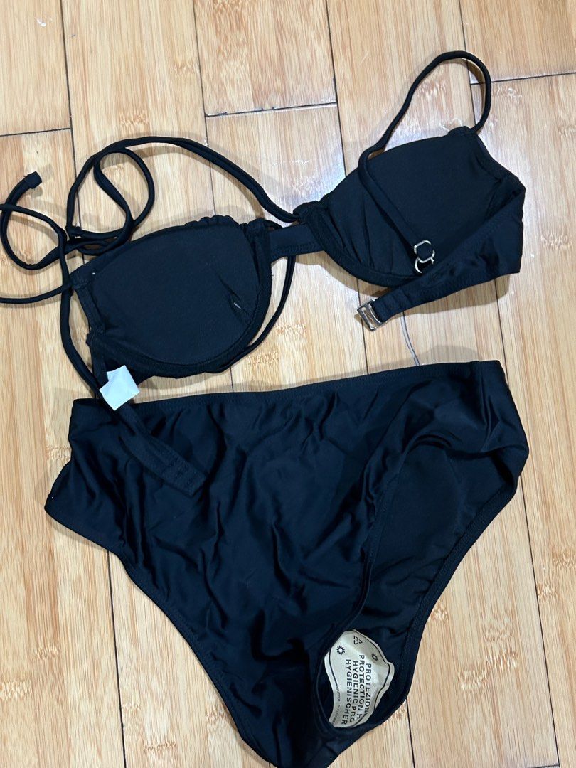 Esseantial Kelly Black Bikini Set Women S Fashion Swimwear Bikinis