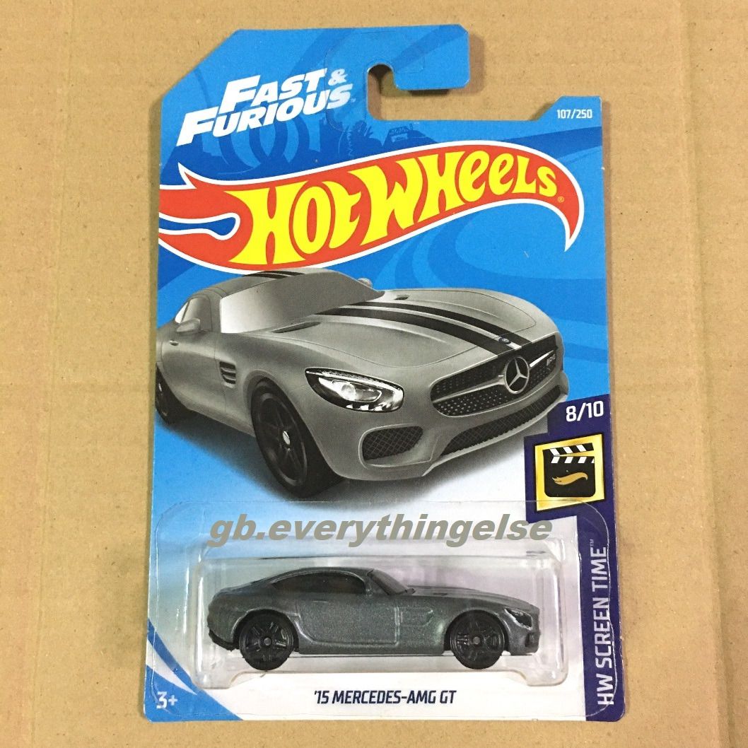 Hot Wheels Mainline Mercedes Amg Gt Fast Furious Hobbies Toys Toys Games On Carousell